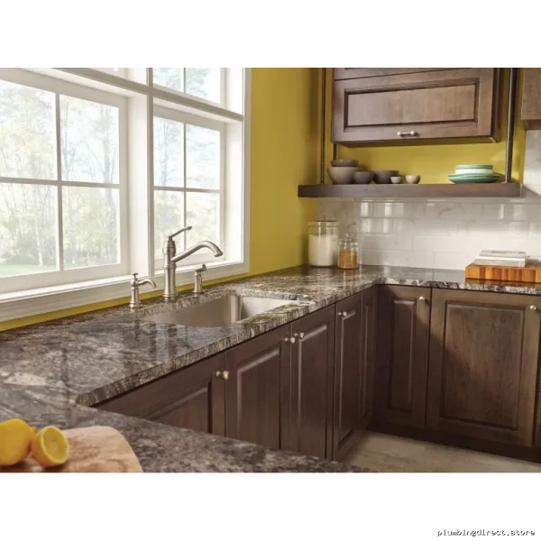 Modern Chrome Cabinet Knob - Moen Weymouth Kitchen Hardware