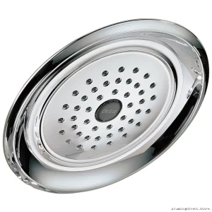 1-Setting Full Coverage Rain Showerhead - Modern Chrome Delta Design RP48686