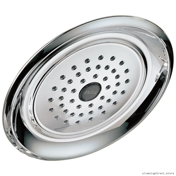 1-Setting Full Coverage Rain Showerhead - Modern Chrome Delta Design RP48686
