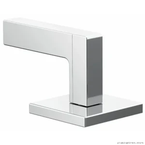 Chrome Modern Wide-Spaced Lever Handles - Frank Lloyd Wright Design
