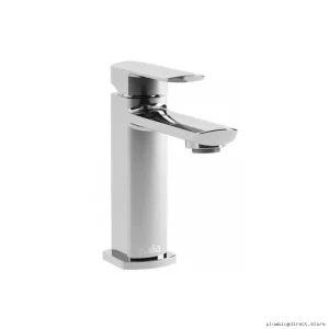 Chrome Single-Hole Bathroom Faucet with Modern Design - Kalia Faucets