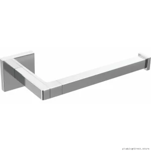 Modern Frank Lloyd Wright Open Post Chrome Toilet Paper Holder