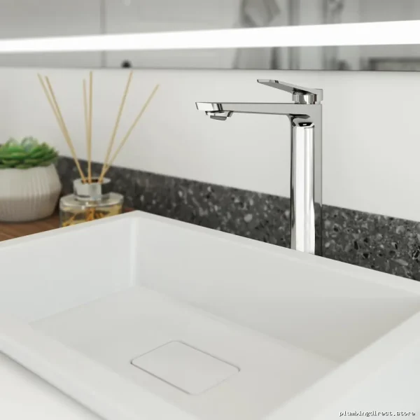Kalia Chrome Vessel Sink Faucet for Bathroom - Modern BF1912-110 Design