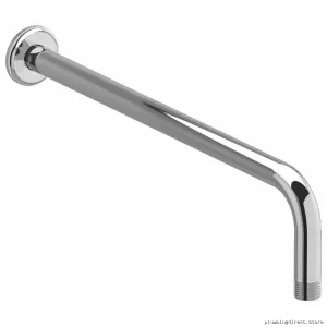 RIOBEL 554C (16) Modern Chrome Wall-Mounted Shower Arm with Round Escutcheon