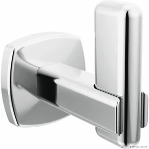Chrome Modern Design Wall-Mounted Towel Hooks Set | SKU PC