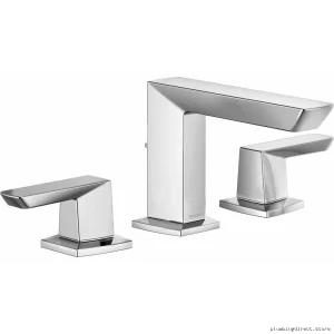 Modern Chrome Widespread Bathroom Faucet 1.2 GPM - Vettis ECO-Brizo 65388LF