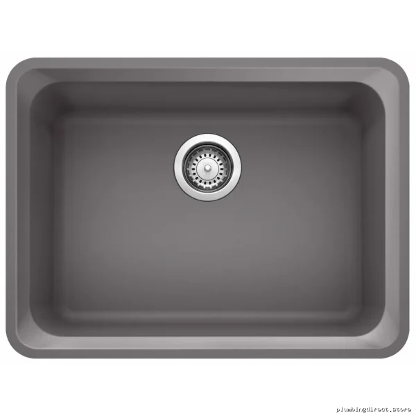 Silgranit Undermount Sink by Vision U - Modern Cinder Design