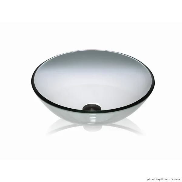 Modern Clear Glass Round Vessel Sink - GV-01 Lenova