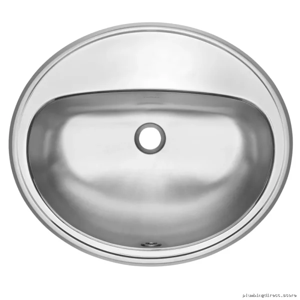 Modern 1-Hole Drop-In Bathroom Sink with Contemporary Design - Stainless Steel OV1821-6-1 Franke - Image 2