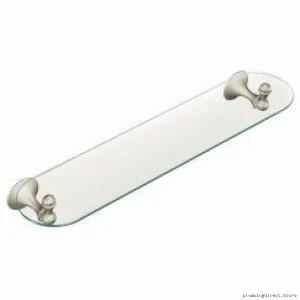 Modern Stylish Lounge Glass Shelf - Brushed Nickel DN7790BN Moen