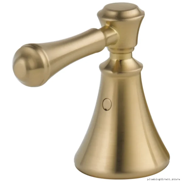 Delta Chrome & Polished Brass Kitchen Levers Set – Modern Faucet Handles - Image 2