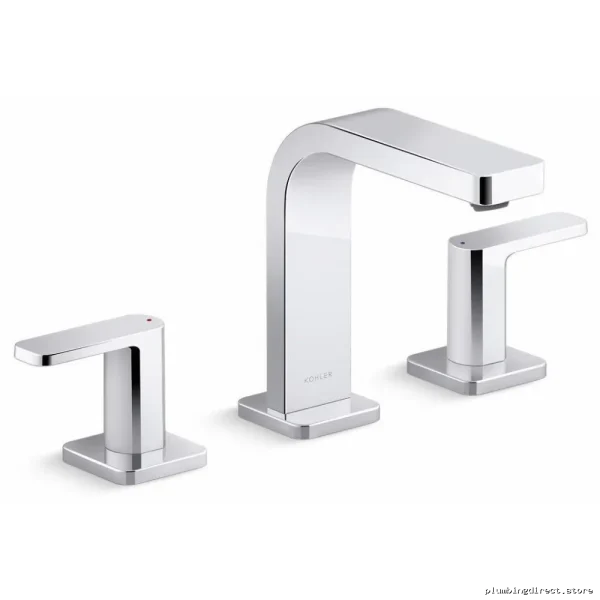 Modern Parallel Widespread Bathroom Faucet with Hands-Free Lever Handles - Polished Chrome Finish 23484-4-CP Kohler