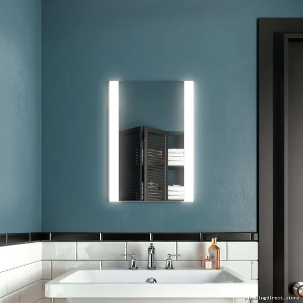 Modern LED Vanity Mirror 18x26 Illuminated Kalia Collection MR1460-500-001
