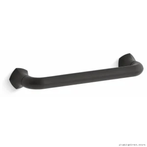 Modern Matte Black Kitchen Cabinet Pull - Kohler Drawer Handle