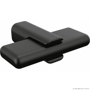 Modern Matte Black Kitchen Drawer Pull - Brizo Allaria Knob 699267-BL