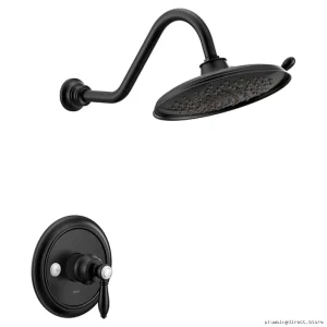 Weymouth M-Core 3 Series Shower Trim in Modern Matte Black Finish