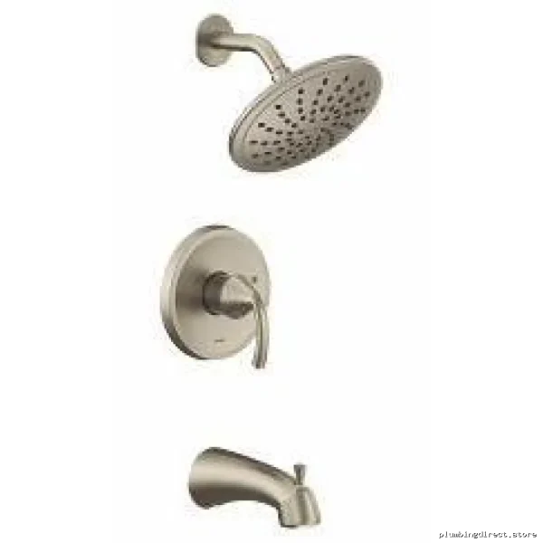 Brushed Nickel Tub & Shower Trim - Modern Moen Glyde M-Core 2 UT2843EPBN