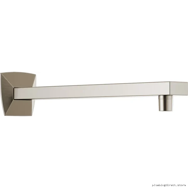Modern Nickel Shower Arm Flange Set - Vettis 13 RP90243NK