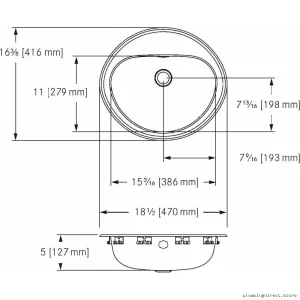 Franke Modern One Hole Drop In Stainless Steel Vanity Sink Model