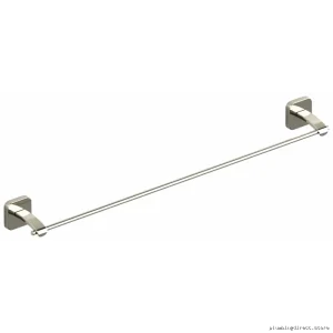 RIOBEL Polished Nickel 24-Inch Bathroom Towel Bar - SA5PN Modern Design