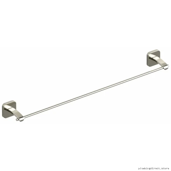 RIOBEL Polished Nickel 24-Inch Bathroom Towel Bar - SA5PN Modern Design