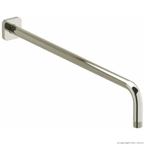 RIOBEL Model #573PN Modern Wall Mount Shower Arm w/Square Trim - Polished Nickel