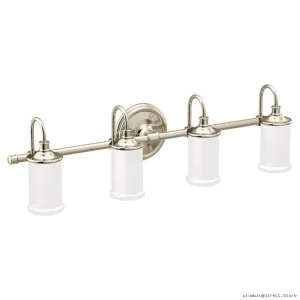 Modern Polished Nickel Wall Sconce: Belfield YB6464NL