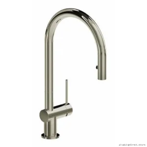 Modern Pull-Down Kitchen Faucet - Azure RIOBEL AZ101PN in Polished Nickel