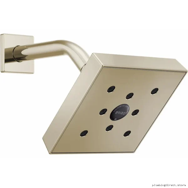 Modern Rain Shower Head with H2OKinetic Technology - Siderna 87380-PN Polished Nickel Finish - Image 2