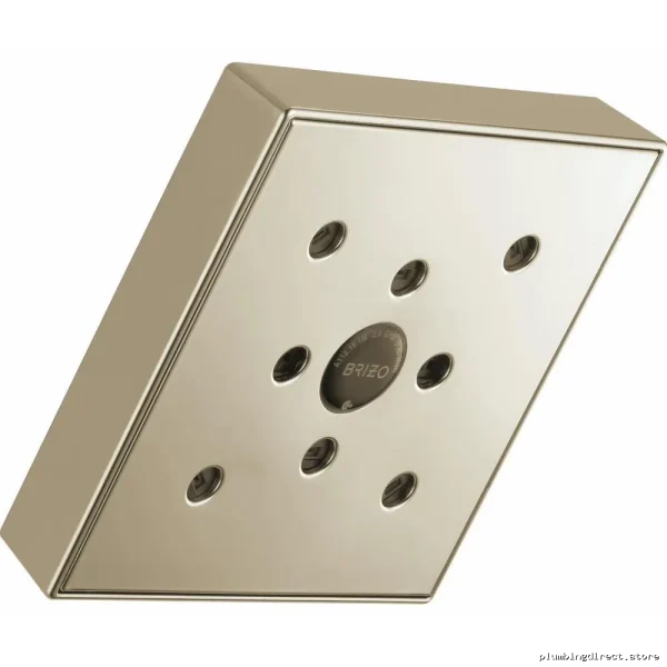 Modern Rain Shower Head with H2OKinetic Technology - Siderna 87380-PN Polished Nickel Finish - Image 3