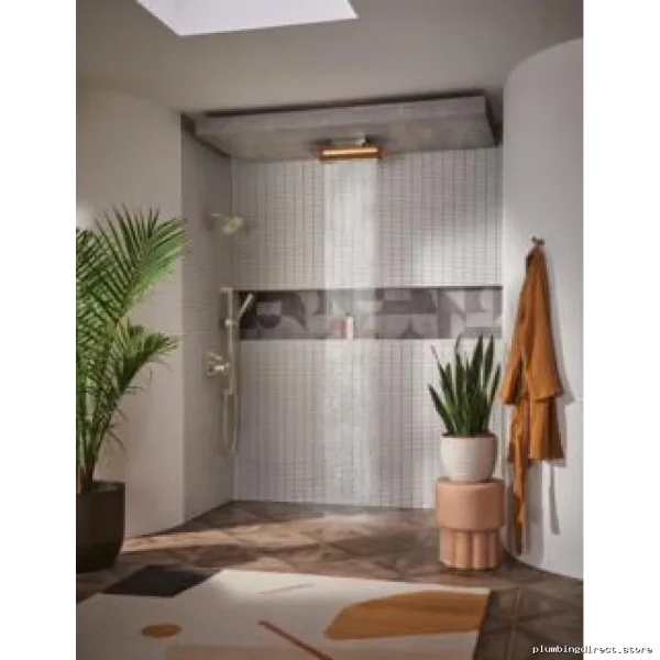Modern Rain Shower Head with H2OKinetic Technology - Siderna 87380-PN Polished Nickel Finish - Image 4