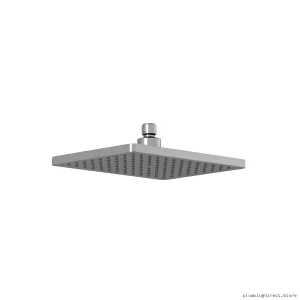 SquareOne Modern Rectangle Shower Head with Pure Nickel Finish