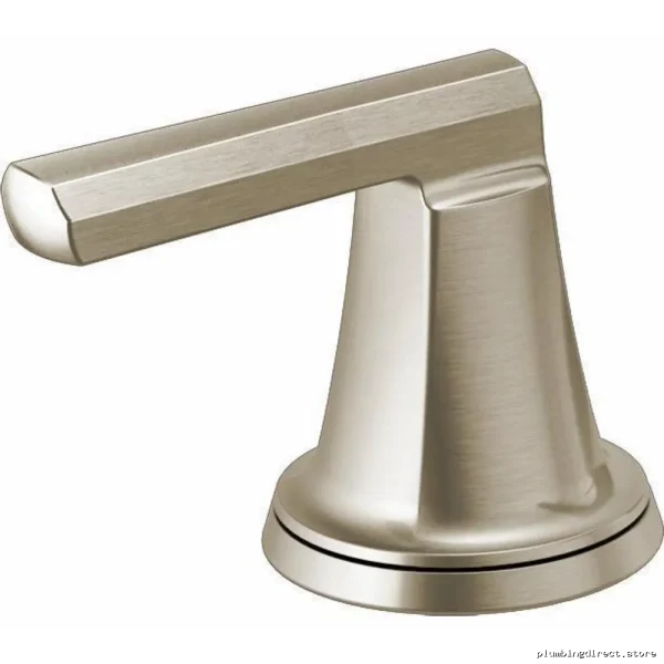 Modern Roman Tub Lever Handle Set in Luxe Nickel - Levoir Brizo HL698-NK - Image 2
