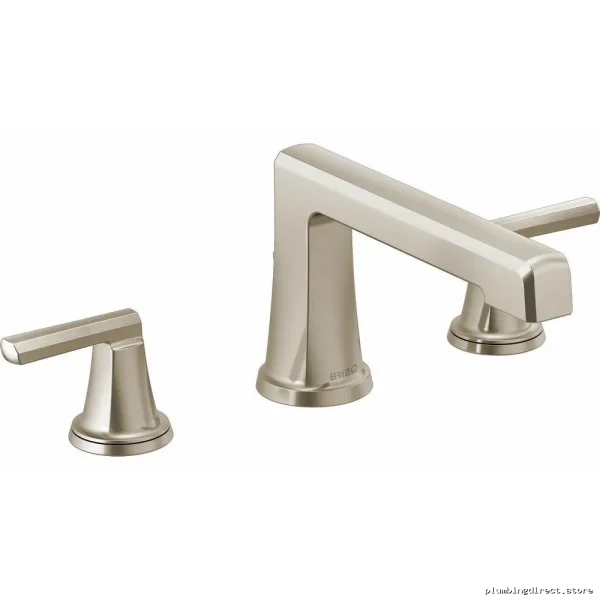 Modern Roman Tub Lever Handle Set in Luxe Nickel - Levoir Brizo HL698-NK