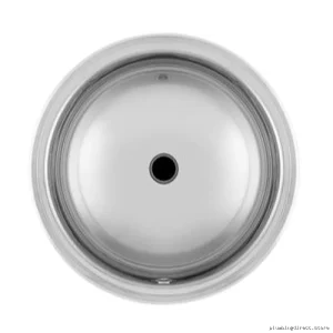 Modern Round Drop-In Stainless Steel Bathroom Sink - KSOV19/7 Kindred