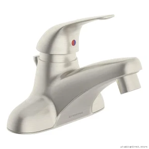 Modern Satin Nickel Centerset Faucet - S-9612-STN-1.0 Symmons Bathroom Fixtures