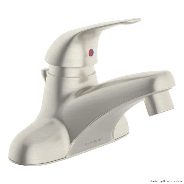 Modern Satin Nickel Centerset Faucet - S-9612-STN-1.0 Symmons Bathroom Fixtures