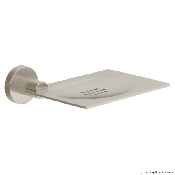 Modern Satin Nickel Soap Dish – Stylish Bath Accessory - Image 2
