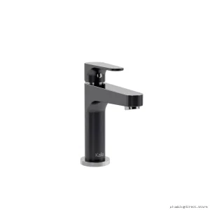 Modern Single-Hole Bathroom Faucet - Kontour Black Chrome Faucet BF