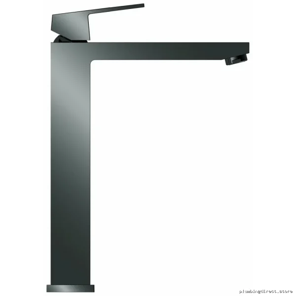 Modern Single Hole Vessel Sink Faucet in Hard Graphite Finish - Grohe 23671A00