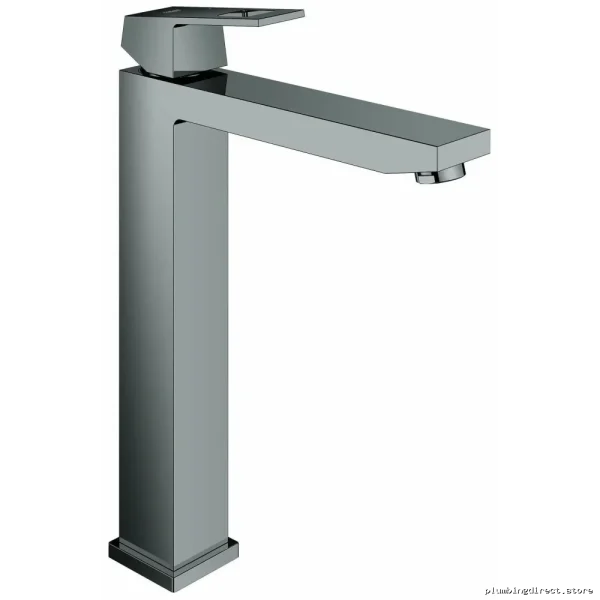 Modern Single Hole Vessel Sink Faucet in Hard Graphite Finish - Grohe 23671A00 - Image 2