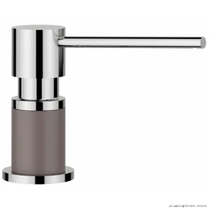 Lato 443044 Blanco Modern Soap Dispenser in Volcano Gray Stainless Steel