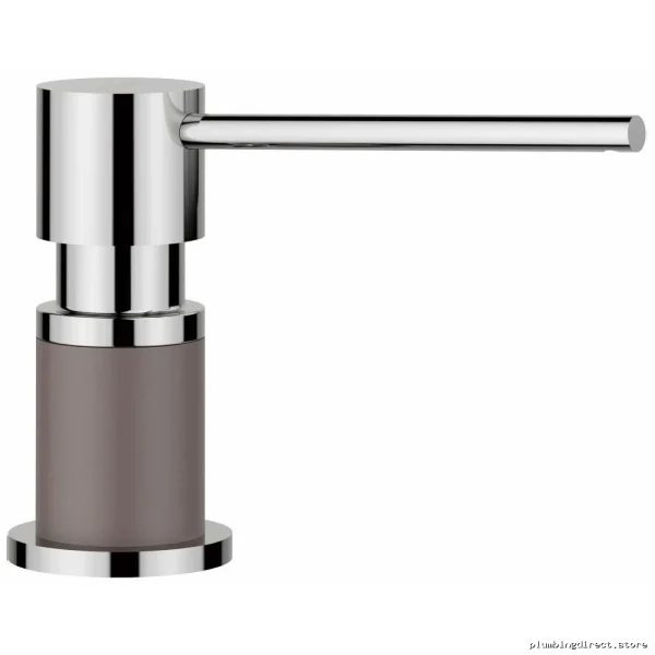 Lato 443044 Blanco Modern Soap Dispenser in Volcano Gray Stainless Steel