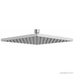 Modern Square Plastic Chrome Showerhead with Elegant Design - RIOBEL