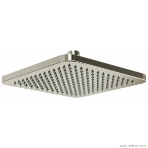 RIOBEL 478PN Modern Square Rain Showerhead with Polished Nickel Finish