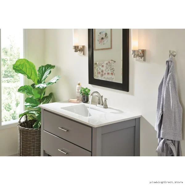 Modern Stainless Steel Centerset Bath Faucets by Woodhurst – Model #Delta