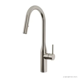 Stainless Steel Pull Down Sprayer Kitchen Faucet – Modern Design by Kaviar & Co #KF...