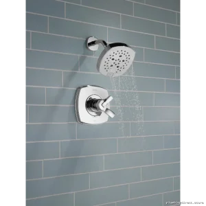 Stryke Modern Stainless Steel Shower Trim Kit - Easy Install