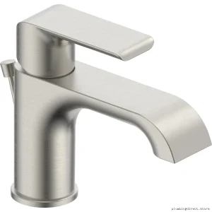 Stainless Steel Single Hole Bathroom Faucet - Kitano 563LF-SS Delta Modern Design