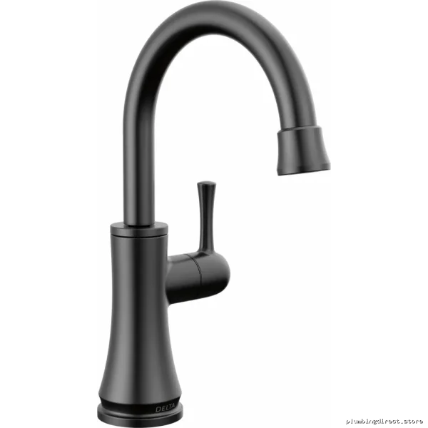 Modern Transitional Beverage Tap - Matte Black 1920-BL-DST Delta